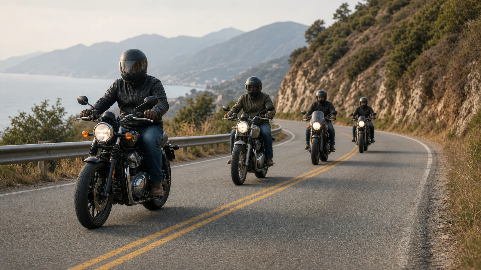 Group-ride etiquette for street bikes that are not a race