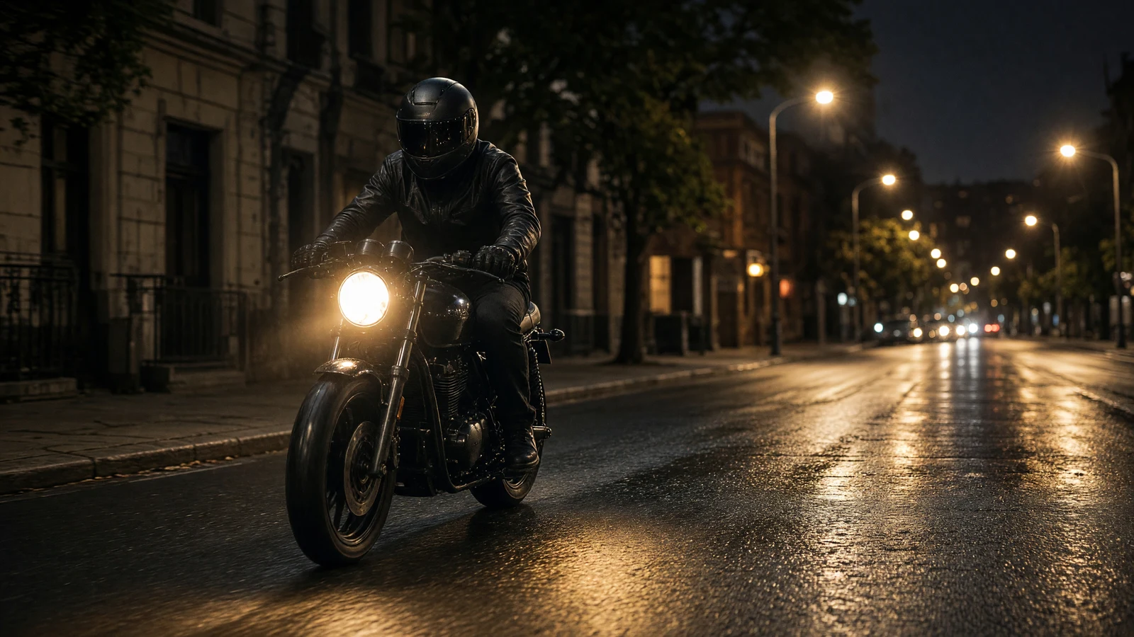 How to ride after dark without turning the night into a stunt